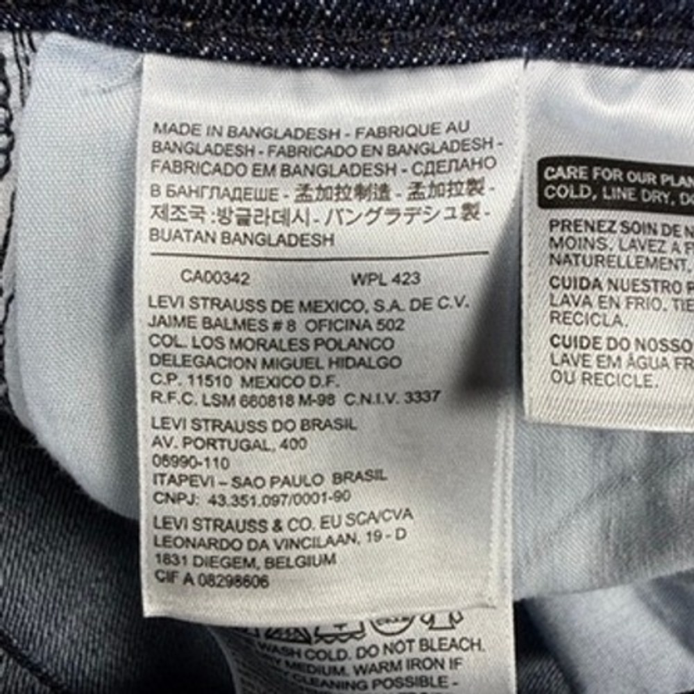 Levis 505 Straight Leg Jeans Womens Size 8M/W29 Dark Wash Blue Denim 15505-0111 - Picture 12 of 15